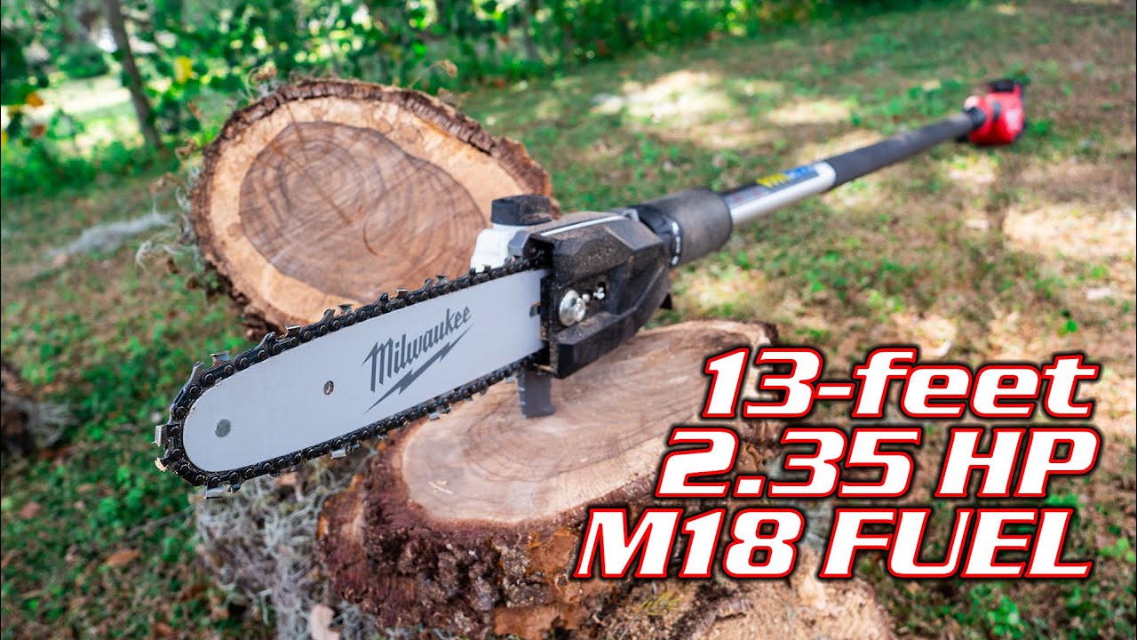 2.35 Horsepower! Milwaukee M18 FUEL Telescoping Pole Saw Video [3013-20]