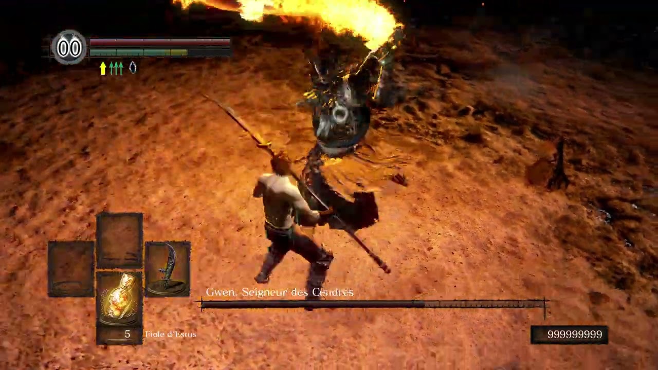 [Dark Souls] Gwyn Lord of Cinder (No Hit)