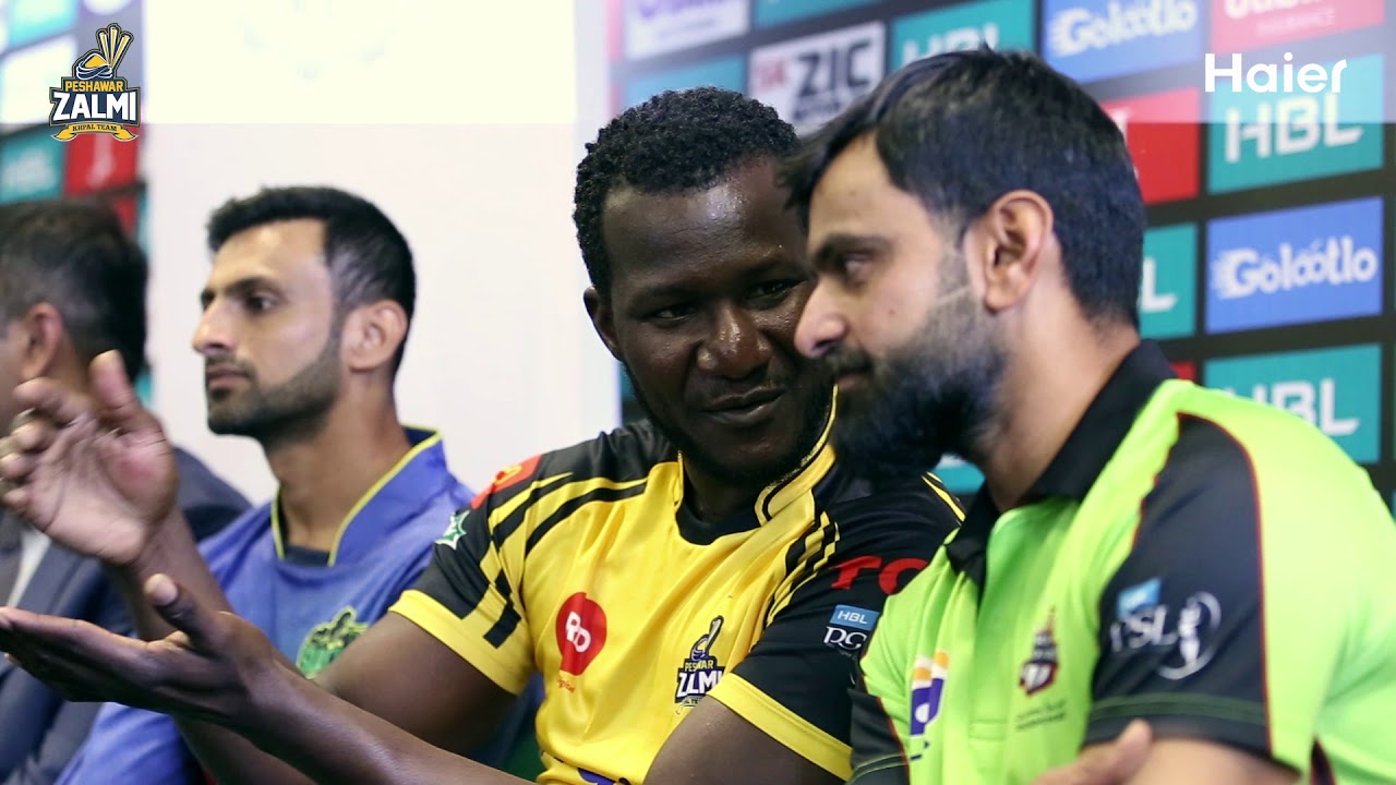 PSL 4 Trophy Unveiling Ceremony with Daren Sammy & Javed Afridi