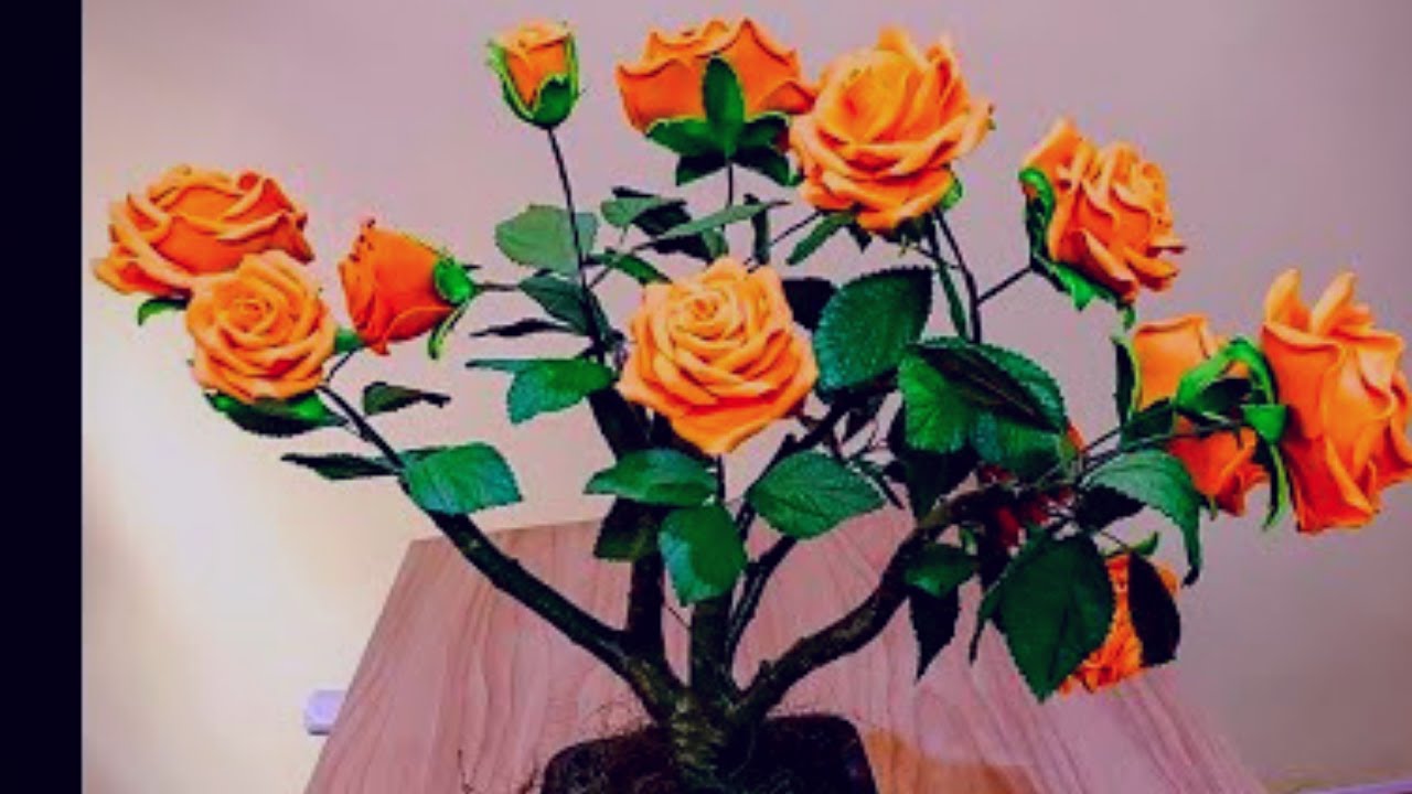ROSEIRA  DE   E.V.A   COM GALHO SECO.