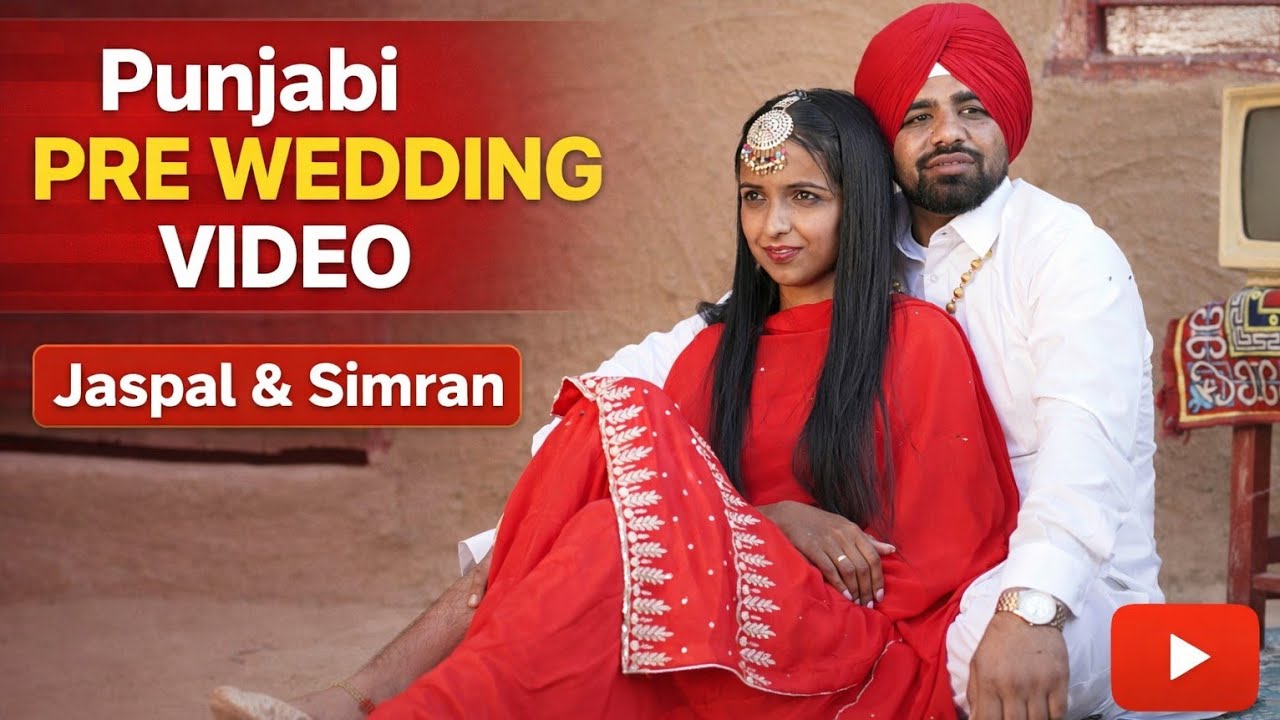 Best pre wedding shoot Video 2026 || Jaspal & Simran  || Punjabi Wedding ||The Town Studio