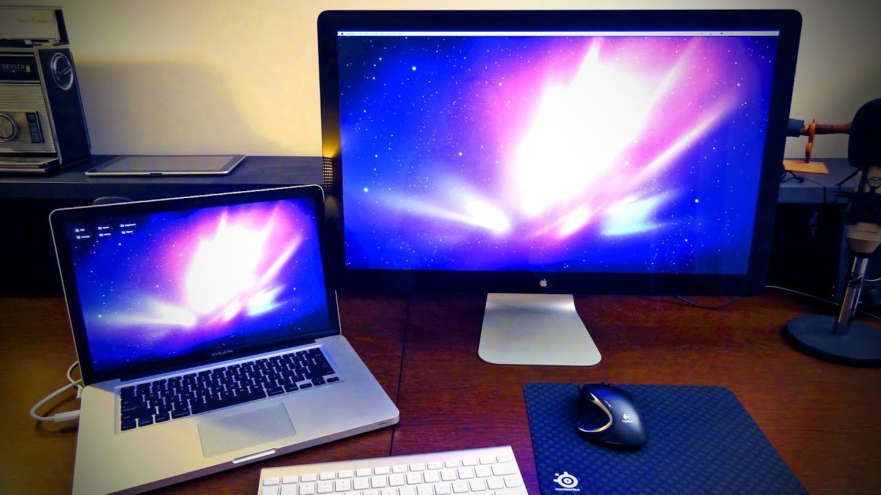 Распаковка дисплея Apple Thunderbolt