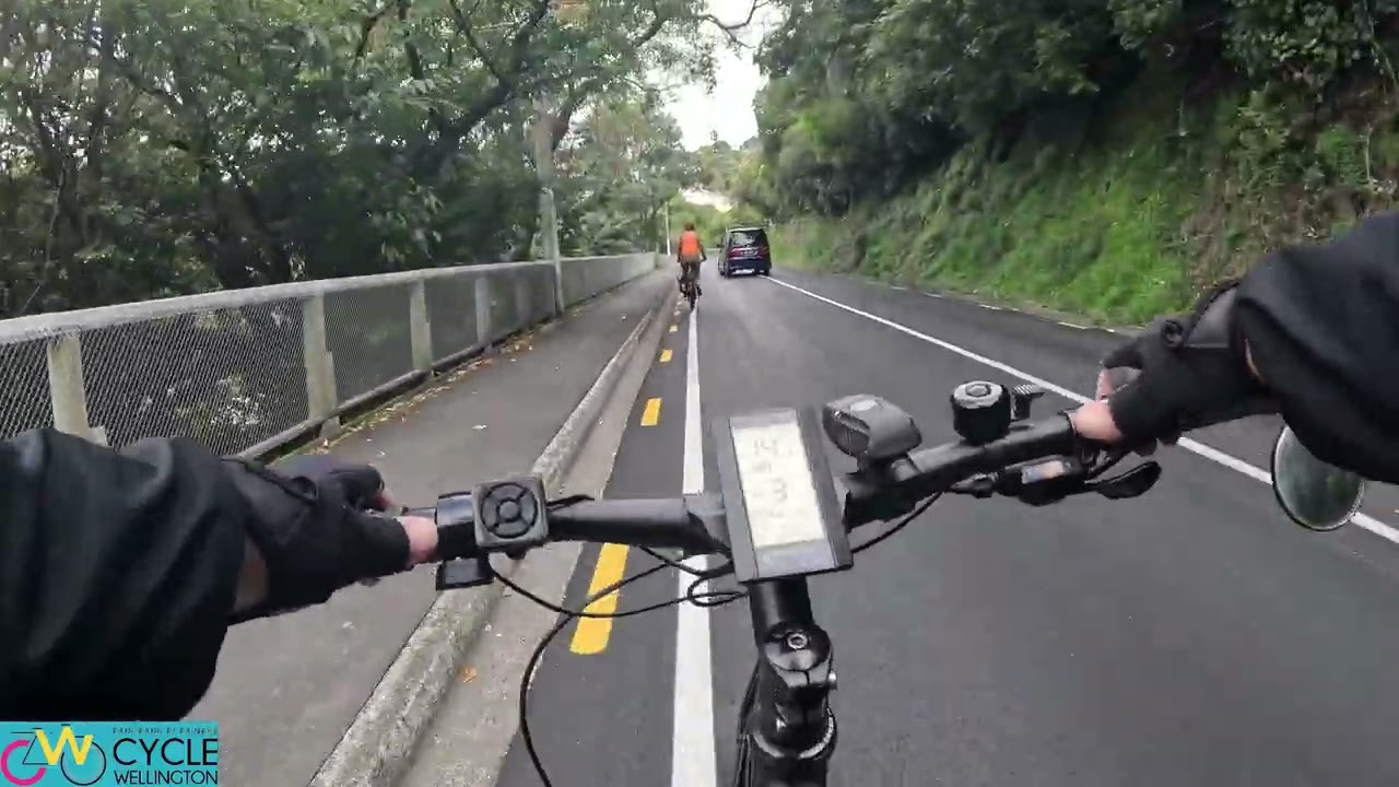 Wellington bike lanes - Pukeahu to Karori