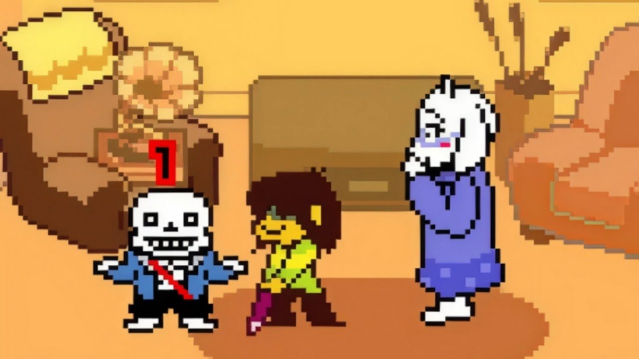 DELTARUNE | Sans dancing with Toriel | Final 