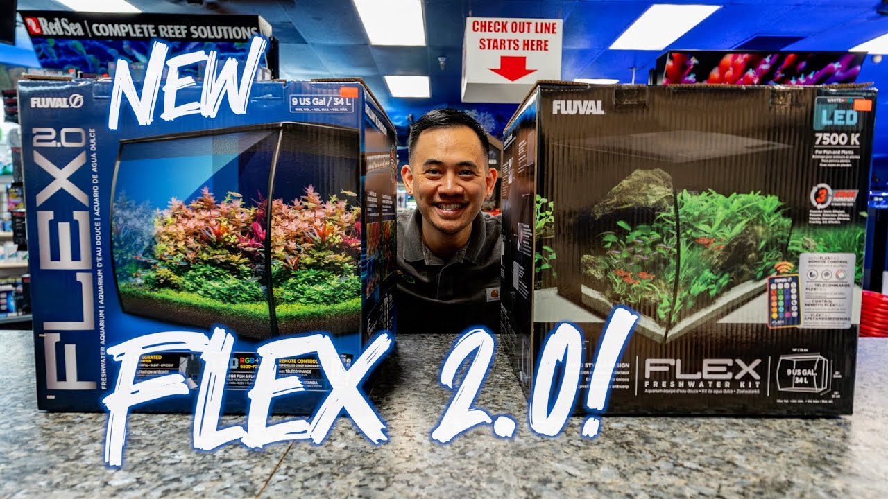 ОБЗОР И РАСПАКОВКА НОВОГО АКВАРИУМНОГО КОМПЛЕКТА FLUVAL FLEX 2.0 (ЧТО НОВОГО!)