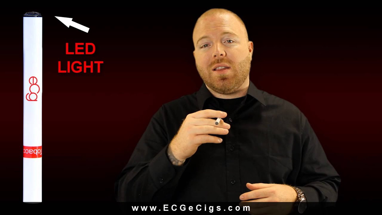 ECG E-Cigs:  Disposable E-Cig Demonstration Video
