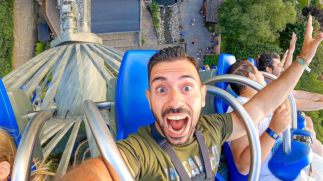 Pruebo el péndulo más ALTO de Dinamarca | Tigeren Rider Cam POV | Djurs Sommerland