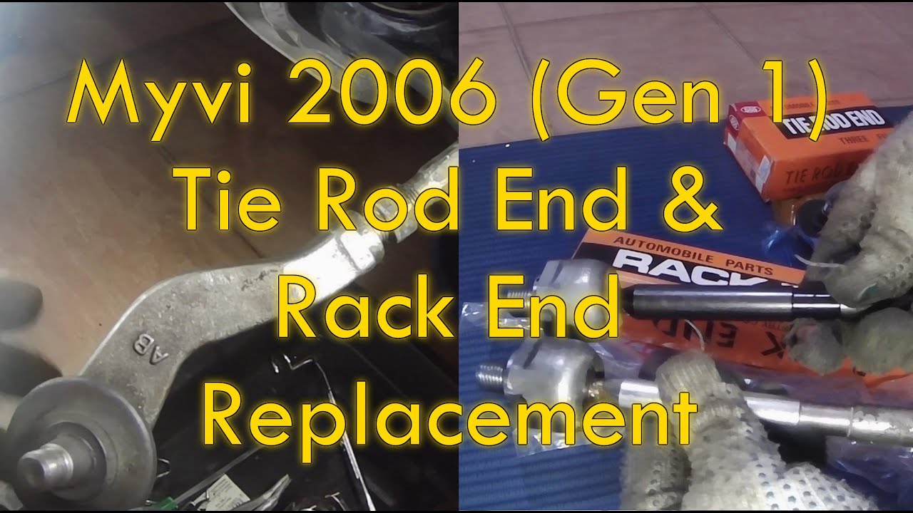 Myvi 2006 Gen 1 - Tie Rod & Rack End replacement (bunyi klunk klunk klunk)