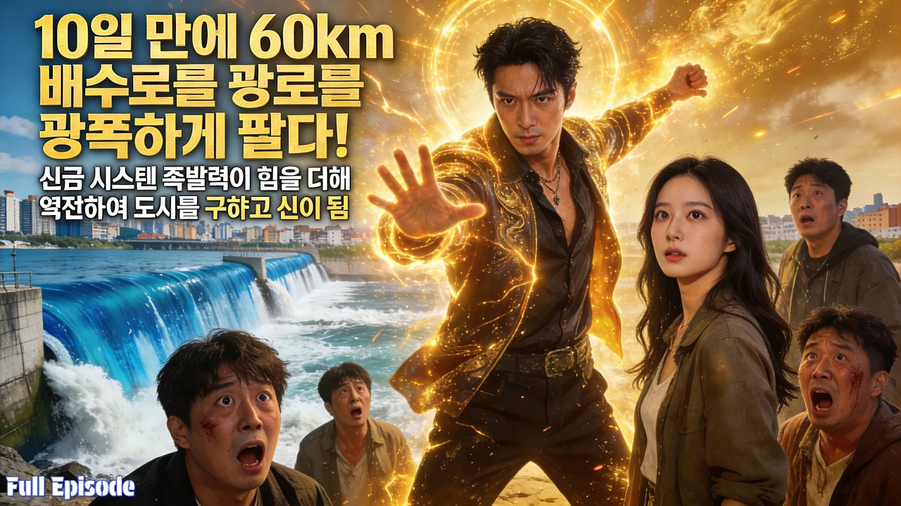 10일 만에 60km 배수로를 광폭하게 팠다! 신급 시스템 폭발력이 힘을 더해 역전하여 도시를 구하고 신이 됨
