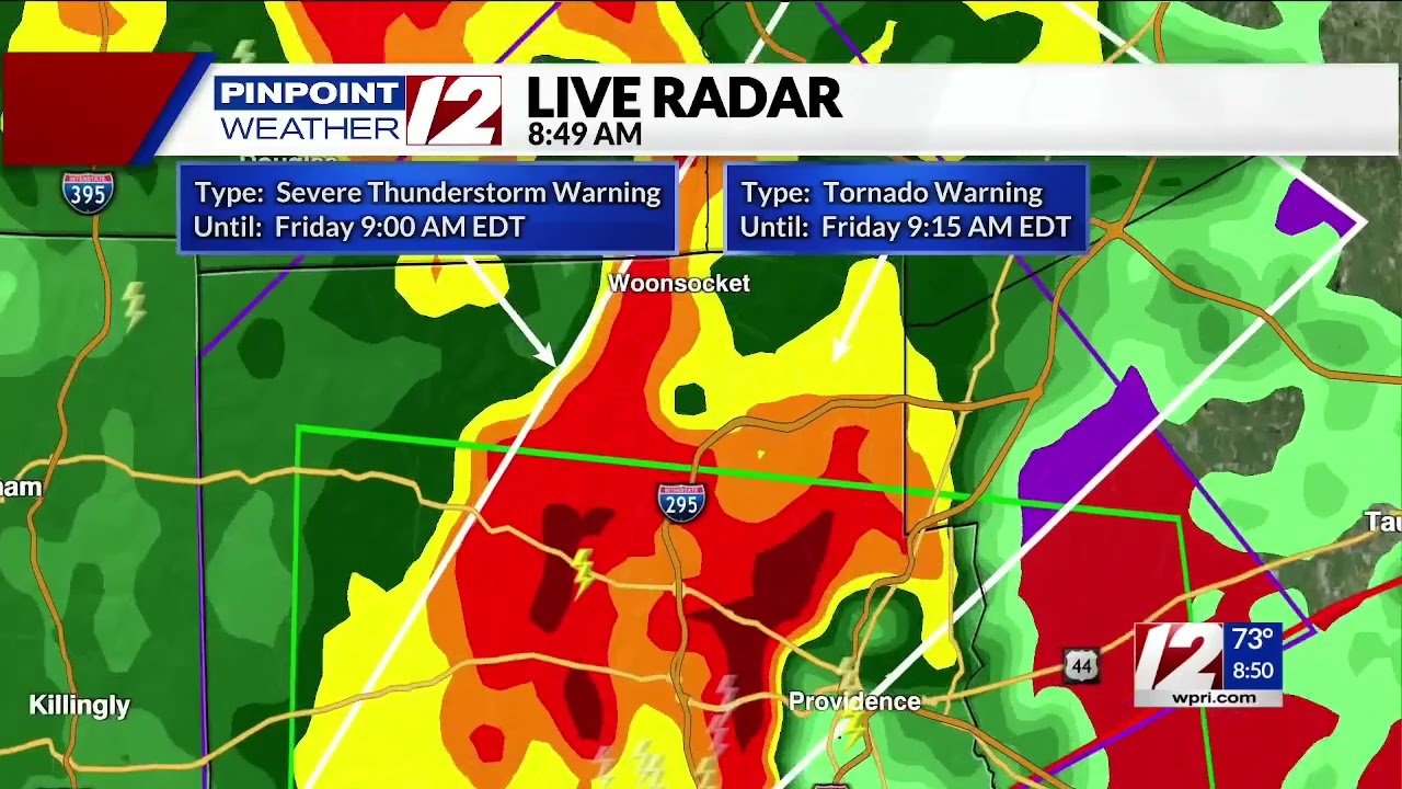 WPRI 12/WNAC Fox Providence Severe Weather Coverage August 18, 2023