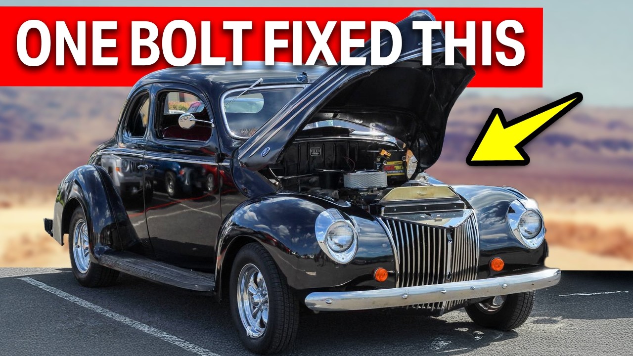 How One Mechanic’s One Bolt Fix Let a 1950 Ford Run Smoother Than Luxury Cars