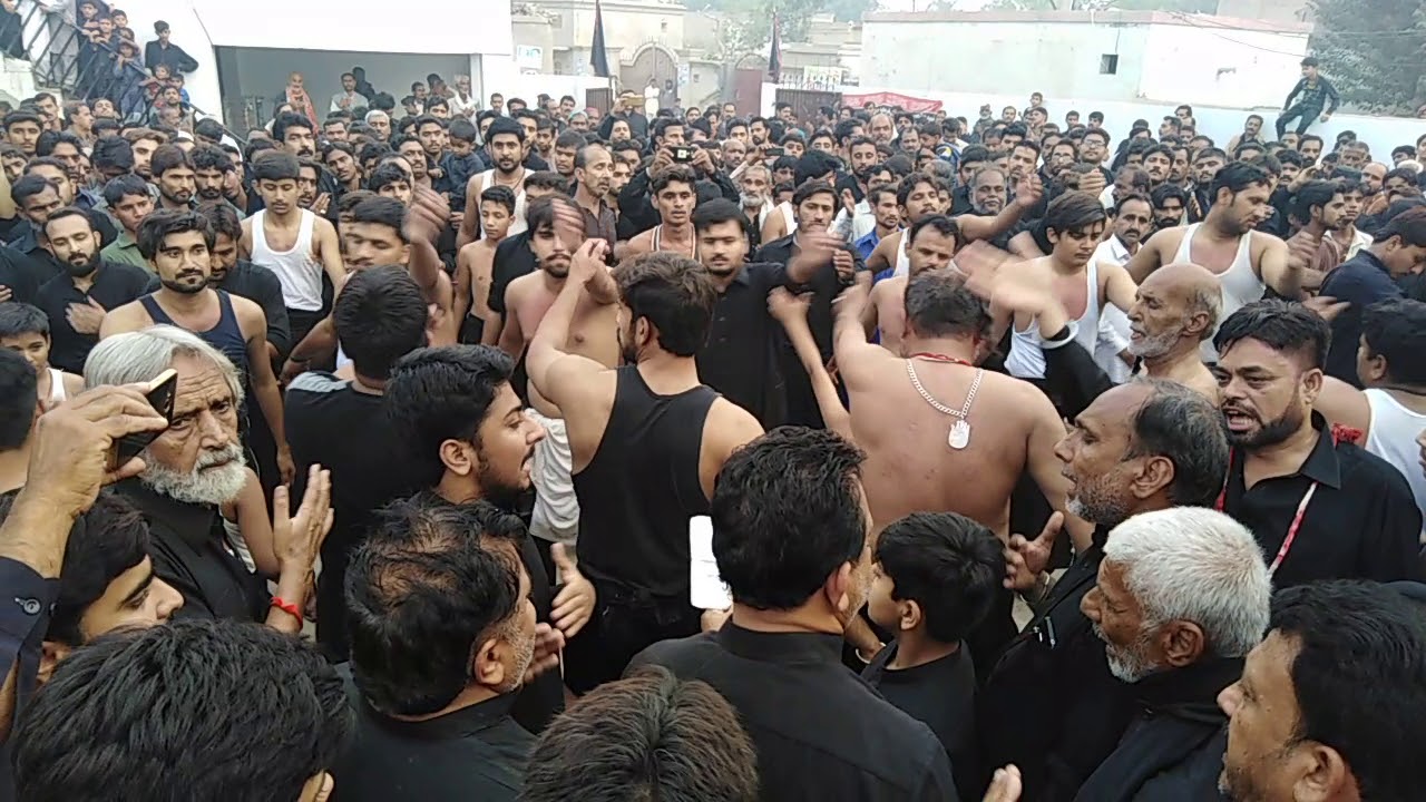 Markazi Jaloos Chehlum in Layyah 2018.(Syed Gull Hassan Rizvi)