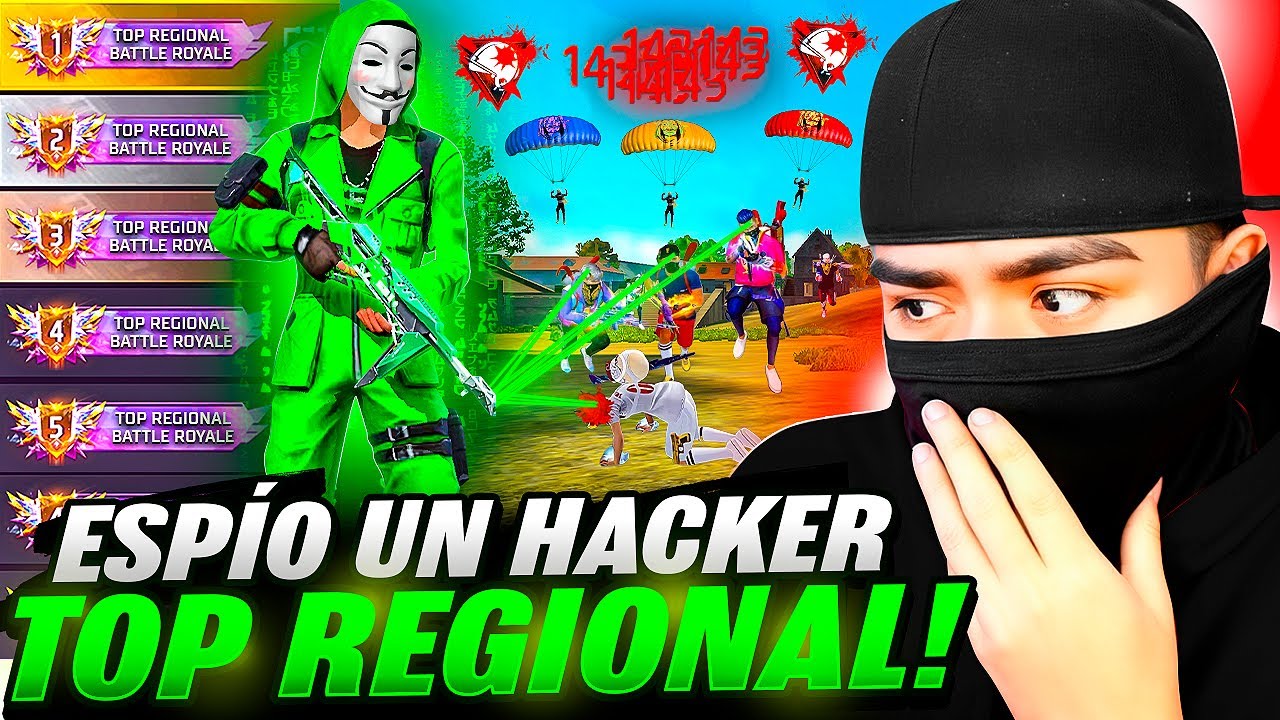 ESP&Iacute;E a UN TOP MUNDIAL HACKER en FREE FIRE Y DESCUBR&Iacute; ESTO