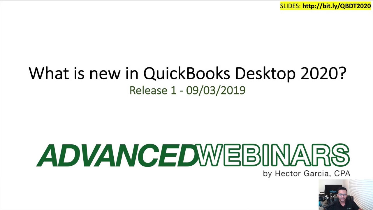 QuickBooks Desktop 2020 NEW FEATURES