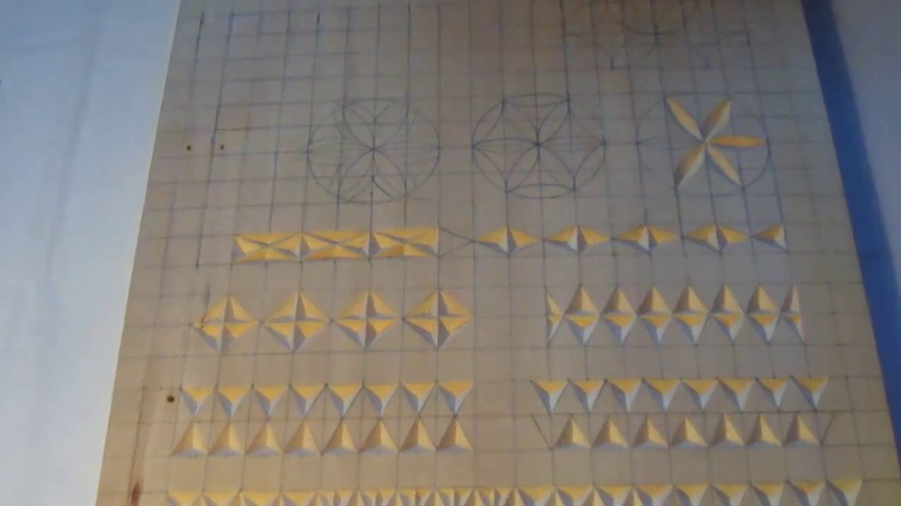 Геометрическая резьба по дереву. Урок 4 (geometric wood carving)