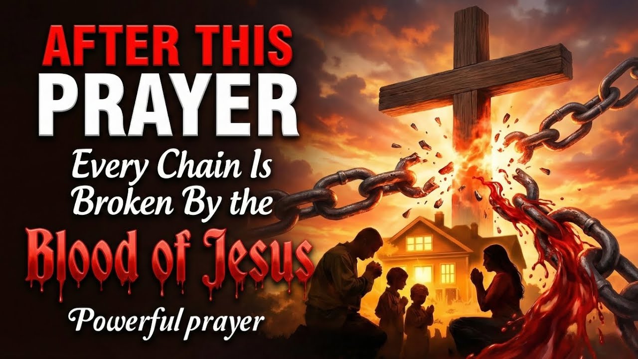 AFTER THIS PRAYER Every Chain Is Broken | Blood of Jesus Powerful Prayer