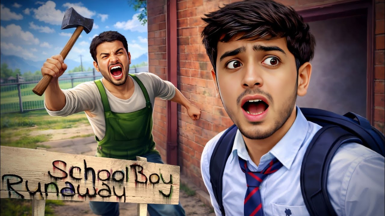 I ESCAPED FROM HOME IN SCHOOL BOY RUNWAY |