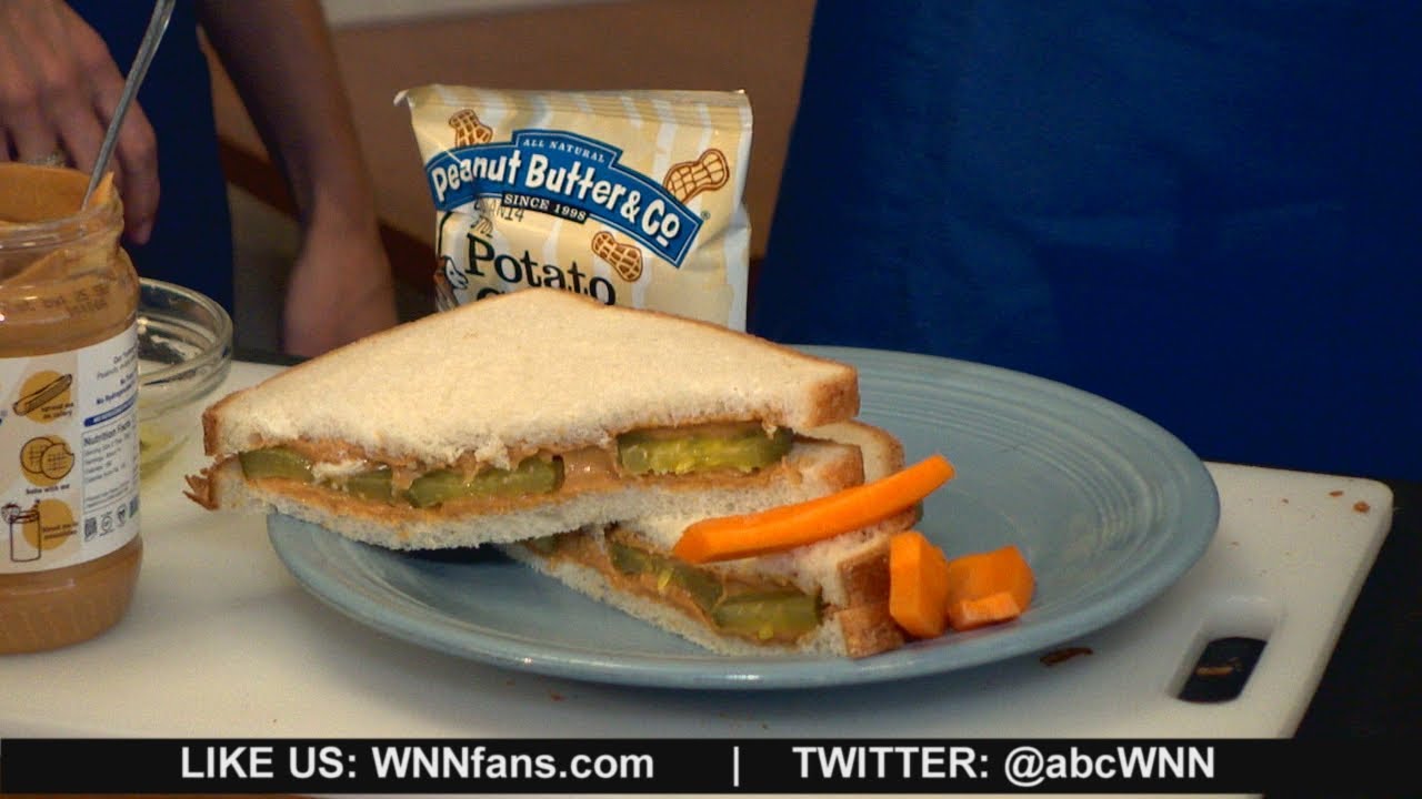 Unique Sandwich Combines Pickles & Peanut Butter