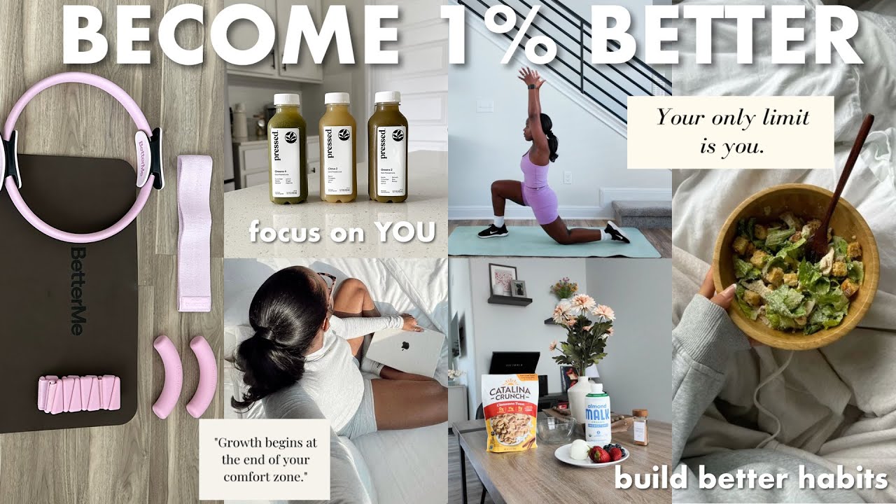HOW TO BECOME 1% BETTER EVERY DAY, build BETTER HABITS, change your mindset & change your life