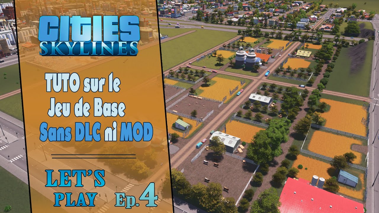 CITIES SKYLINES : Comment utiliser les ressources naturelles avec la zone agricole | Sans DLC ni MOD