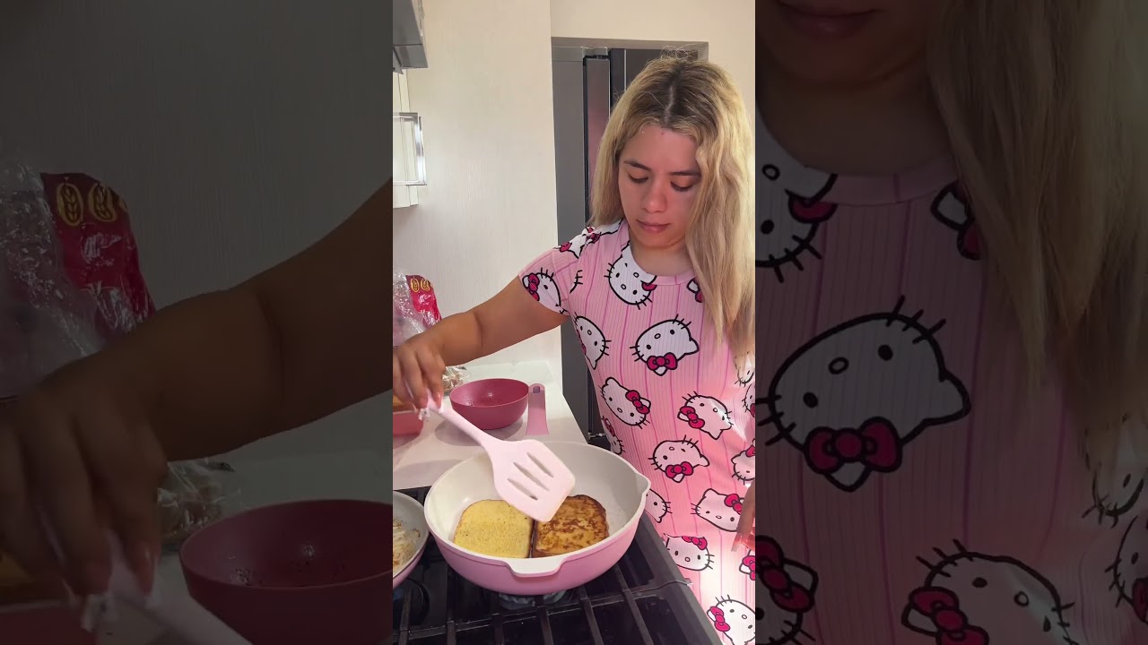 Breakfast for my husband 💗 #asmr #pinkaesthetic #pink