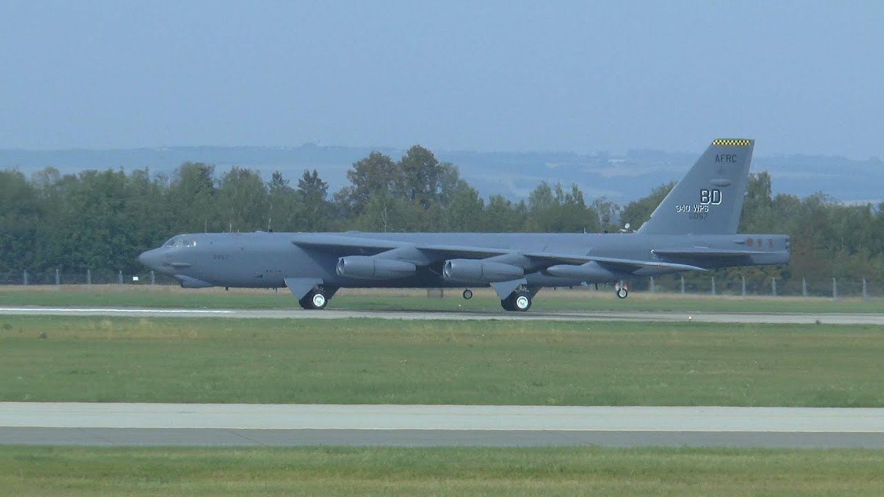 Arrival B-52H Stratofortress - NATO Days 2018 - Ostrava Mo&scaron;nov (LKMT) - 13.09.2018 r.