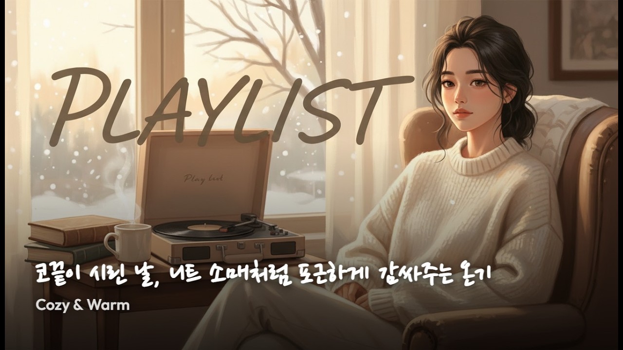 playlist 🧶 코끝이 시린 날 니트 소매처럼 포근하게 감싸주는 온기  Cozy & Warm