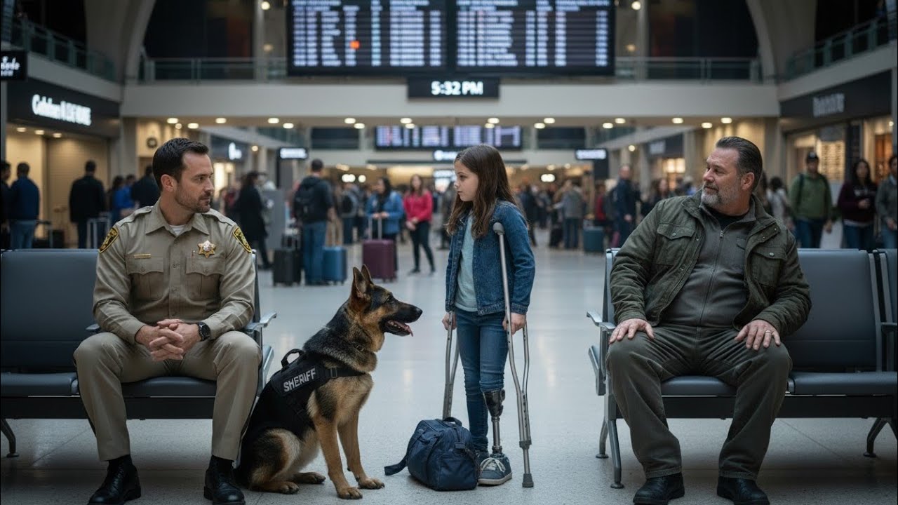 “A Disabled Girl Asked, ‘Is This Seat Taken?’ — The Sheriff’s K9 Stopped a Predator