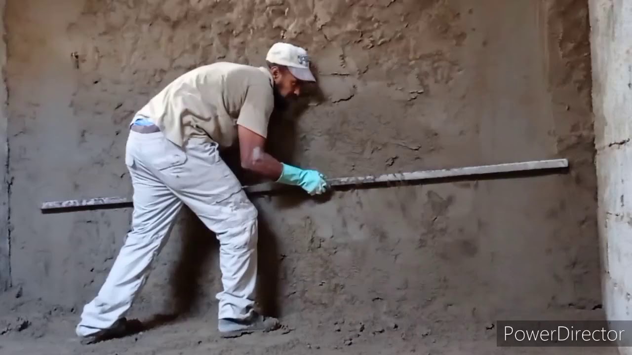 طريقة دريساج الحائط بميزان الماء للمبتدئين والهواة .