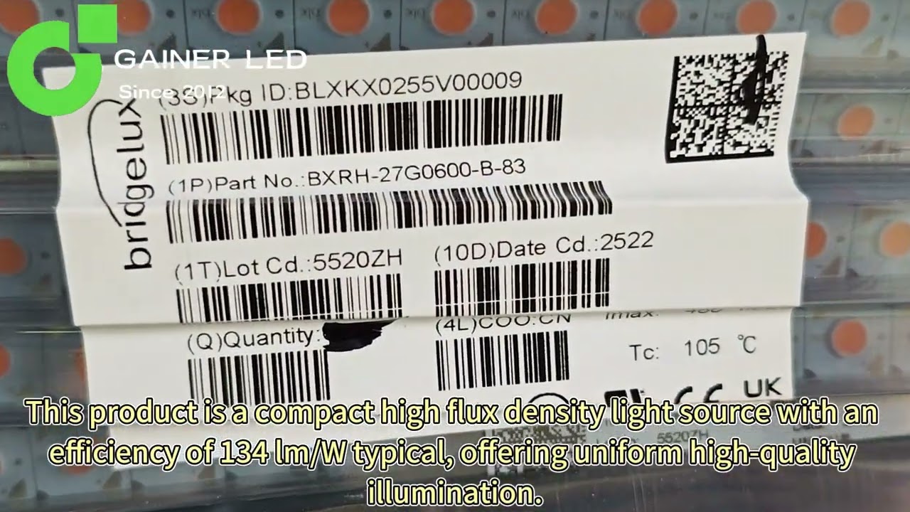 Bridgelux COB LED Chip---BXRH-27G0600-B-8x