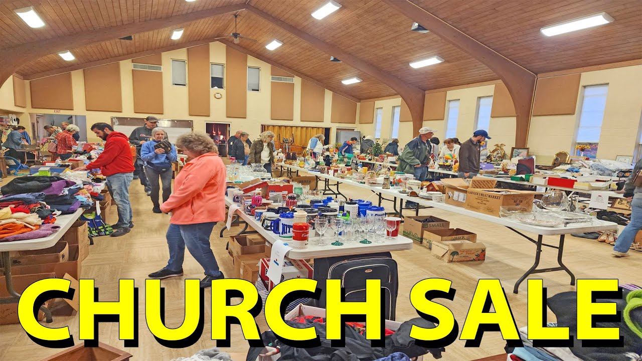 INDOOR CHURCH YARD SALE!