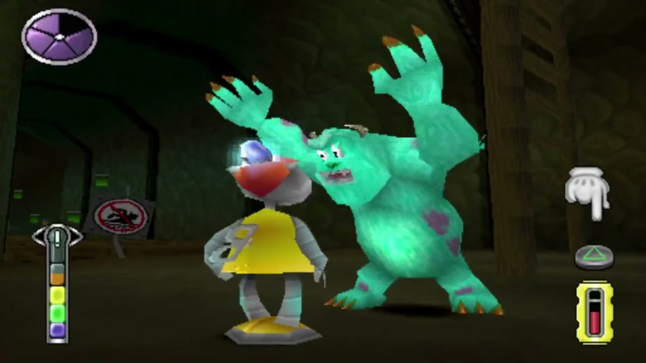 #5 Le marché- Disney pixar Monstres et compagnie L'île de l'épouvante-   PlayStation 1