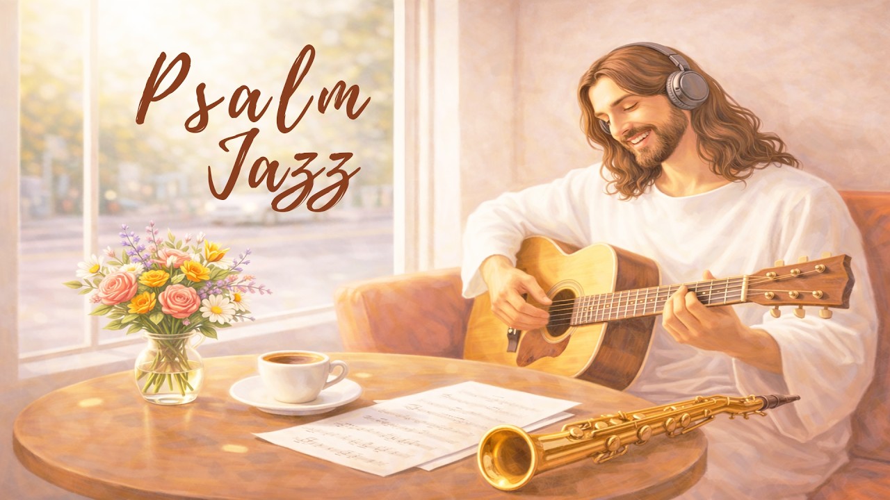 Psalm 23 Jazz ✨ Peaceful Christian Coffee Music (2 Hours)