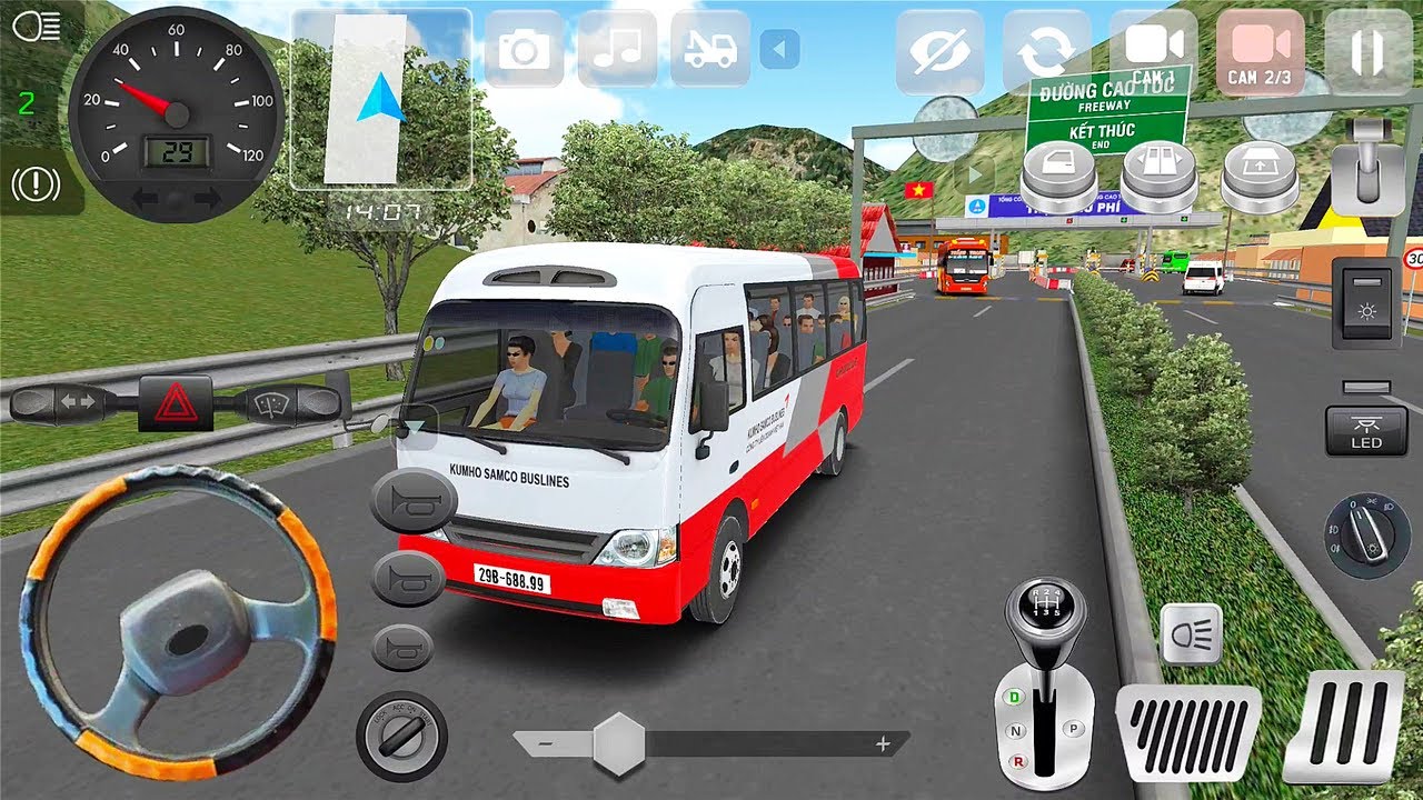 Minibus Simulator Vietnam #3 | Hyundai County Nông Thôn - Thành Phố Part 3