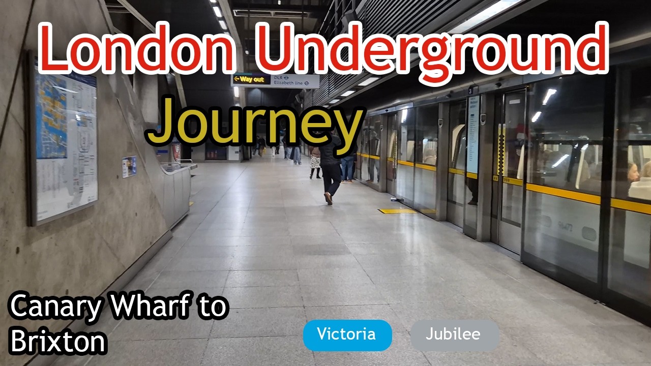London Underground Journey: Canary Wharf to Brixton via Green Park