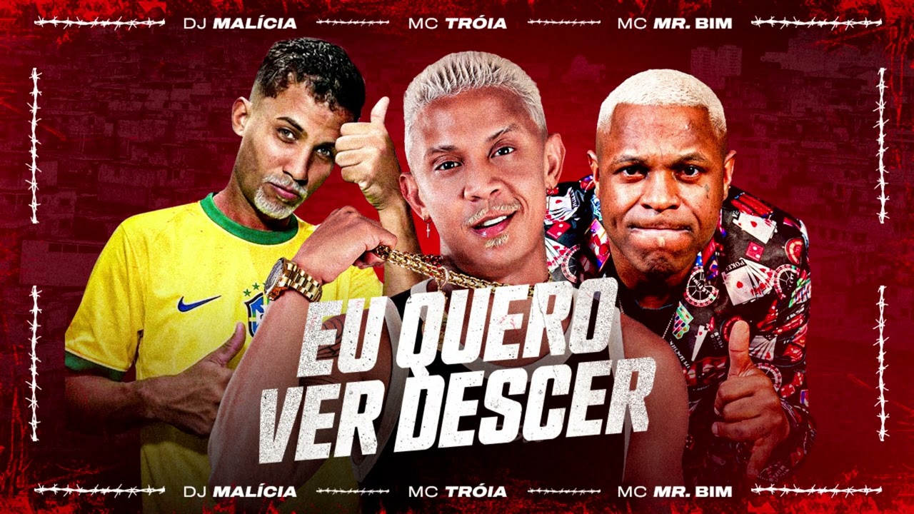 MC TR&Oacute;IA, MC MR. BIM E DJ MALICIA - EU QUERO VER DESCER ( &Aacute;UDIO ORIGINAL )