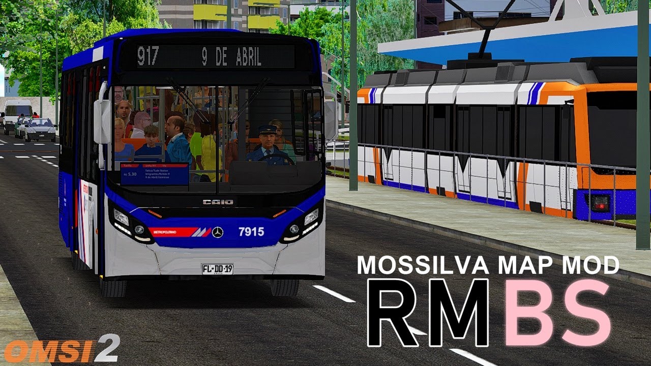Mapa Bolsão V: RMBS - Linha 917 Sentido Usiminas - OMSI 2