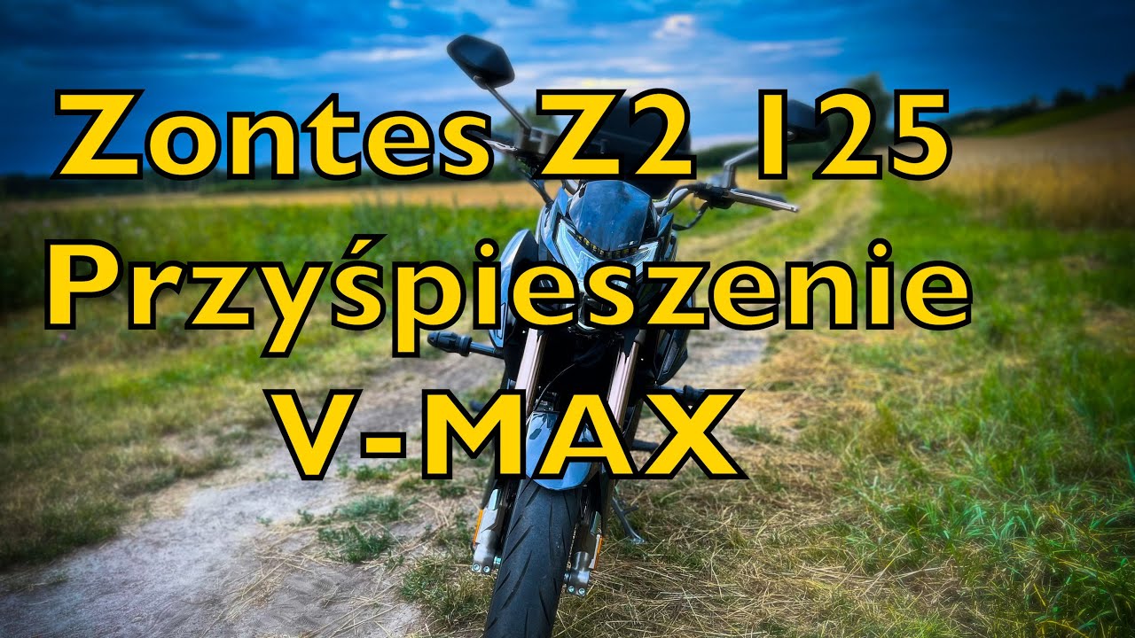 Zontes Z2 125 - Pomiar przyśpieszenia (acceleration, top speed) 0-60, 0-80, 0-100, v-max (ZT125)