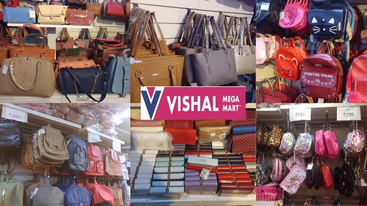 Vishal Mega Mart Tour / Ladies Hand Bags, Purse ,Clutches For Very Cheap Prices At Vishal Mega Mart