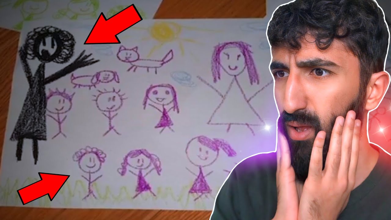 رسمێت بچيكا چێكرين كو مروڤى د ترسينن😳من ئەڤ رسمه ئينانه مال و من چيروكێت وان زانين!