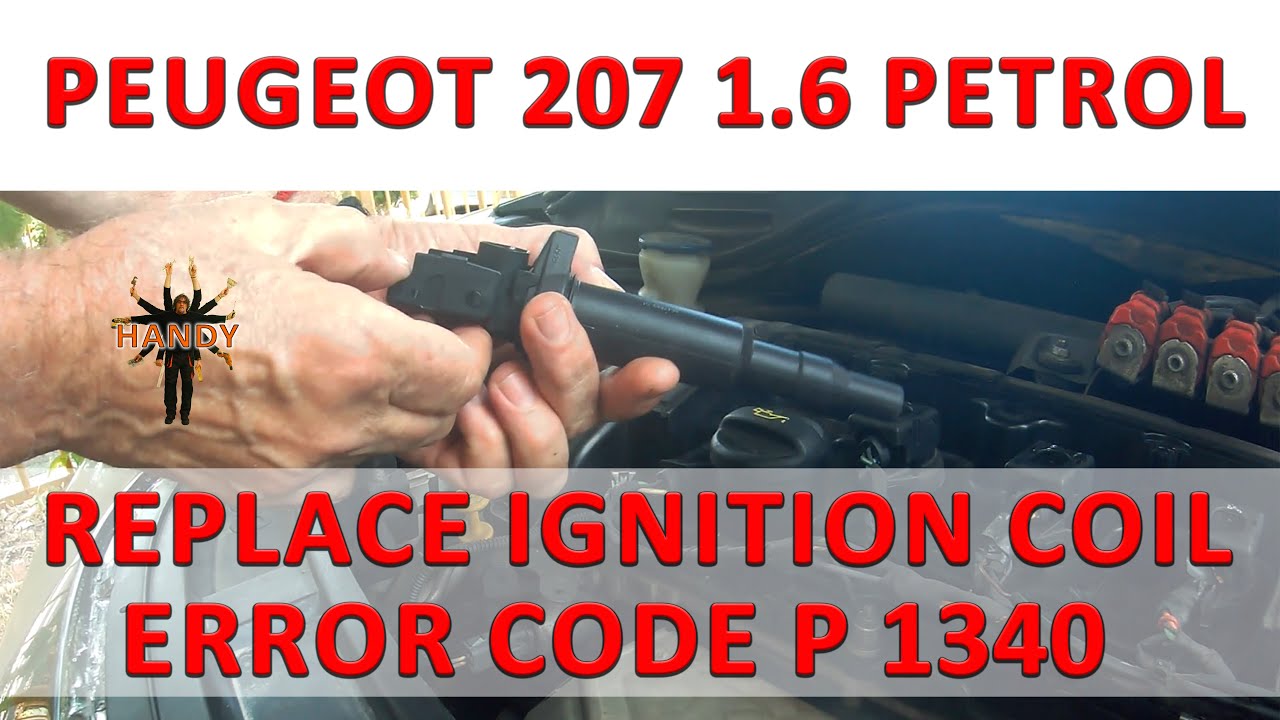Fix a misfire on a Peugeot 207 1.6 petrol - error code P1340