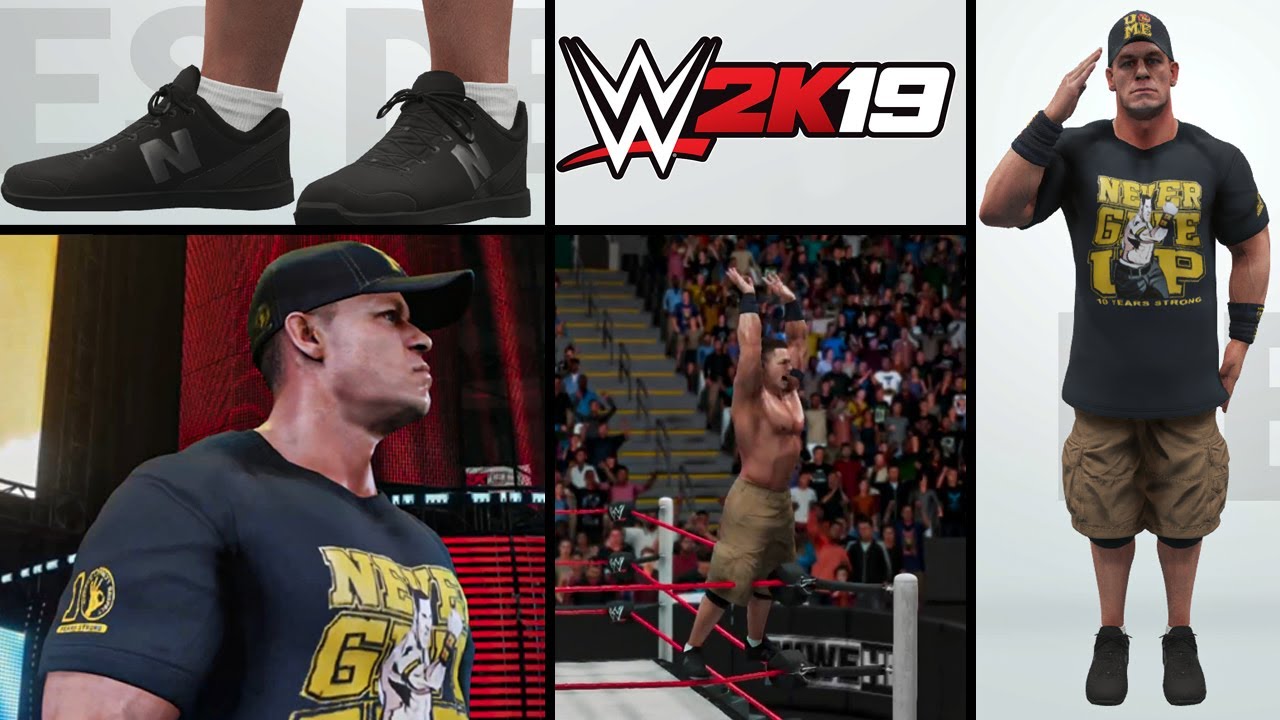 HOW TO MAKE JOHN CENA 2013 ROYAL RUMBLE ATTIRE | WWE 2K19