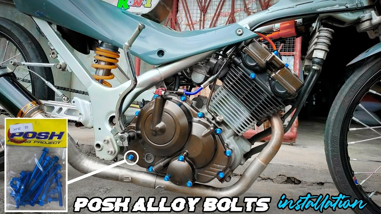 Posh alloy Crankcase bolts intallation. | Raider 150 | Graham MOTO!