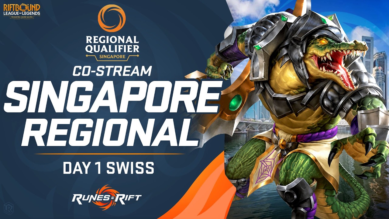 🔴 LIVE: Riftbound Regional Singapore - Day 1 | Vendetta