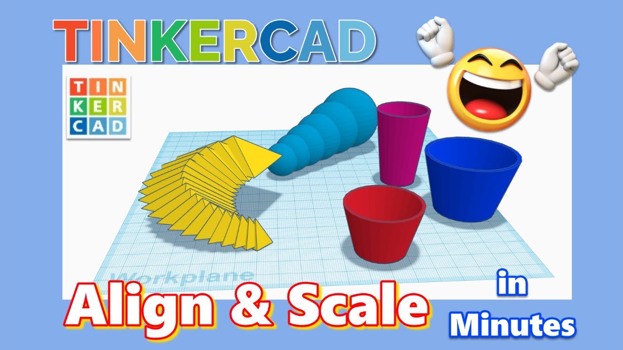 Absolute Beginner Tinkercad Tips Align Scale Duplicate Nudge in Minutes!