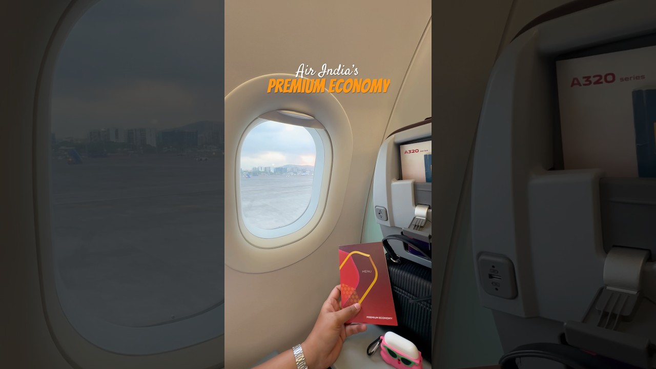 Air india premium economy🥰 worth it or not? #airindia #sky #premiumeconomy #viralvideo #fyp #reel