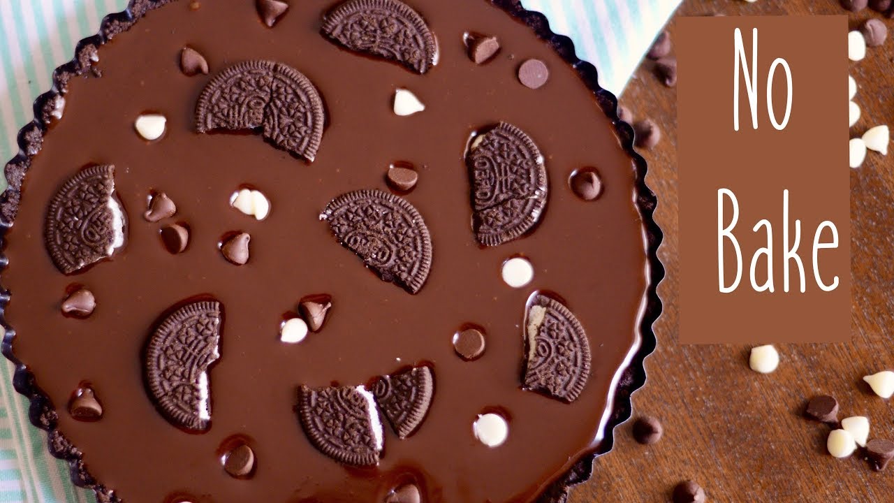 No Bake Oreo Chocolate Tart Recipe | Easy Chocolate Tart Recipe | Eid Special Dessert