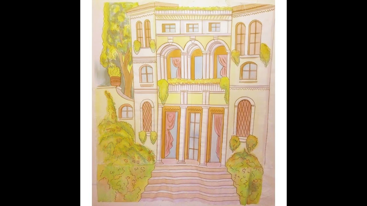 Σκηνικα για ελληνικό λαϊκό θέατρο σκιών - ArtDreams workshop Nataliya Tori I.