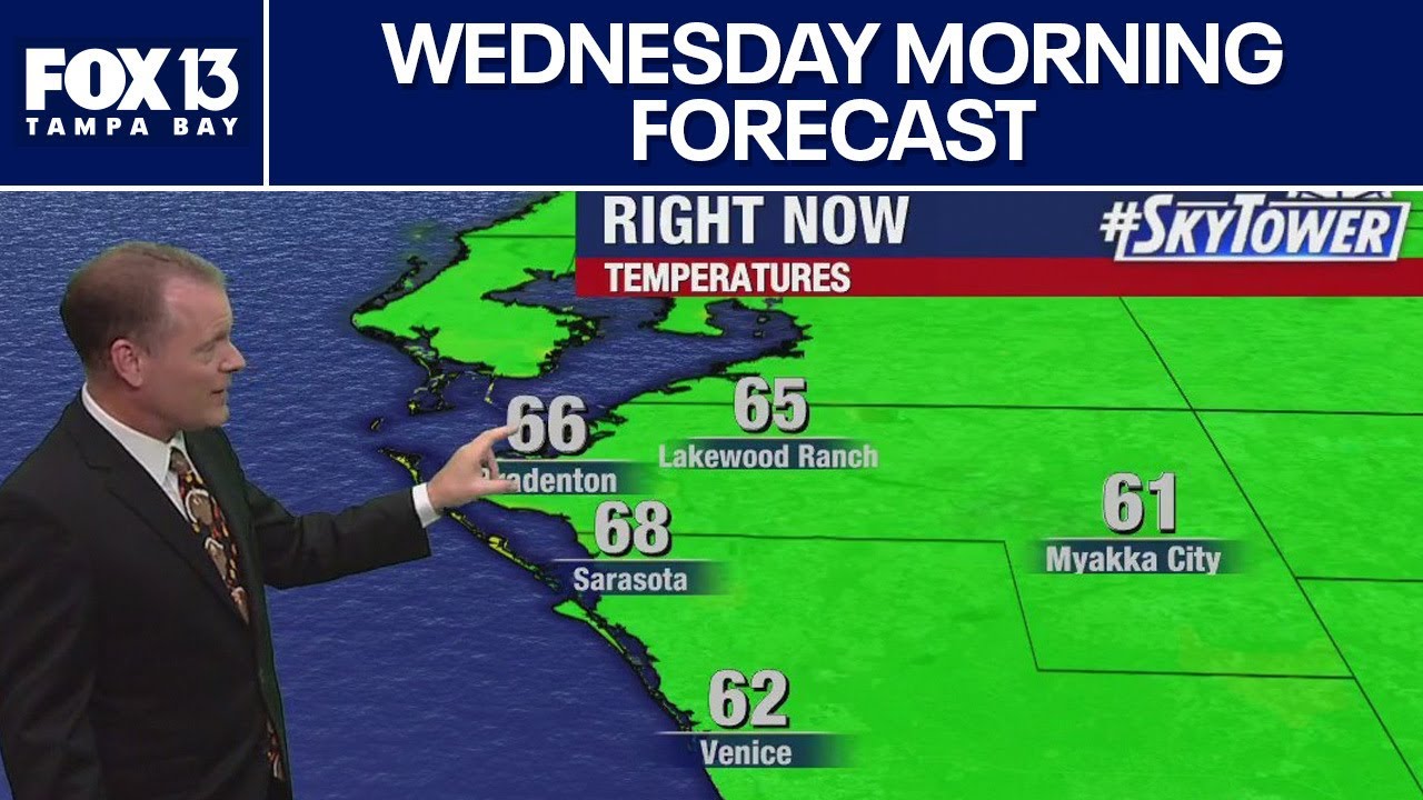 Tampa Weather | Wednesday morning forecast