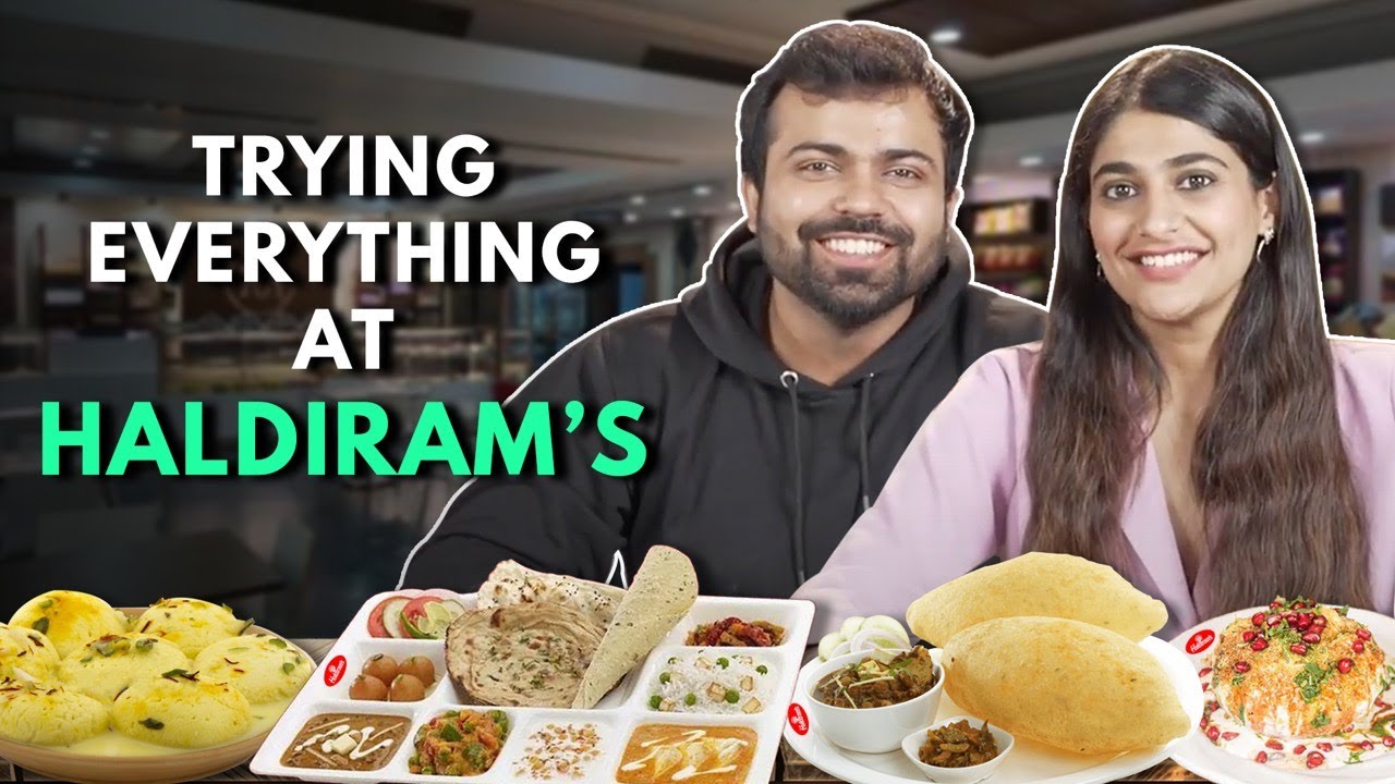 Trying EVERYTHING At HALDIRAM'S | The Urban Guide